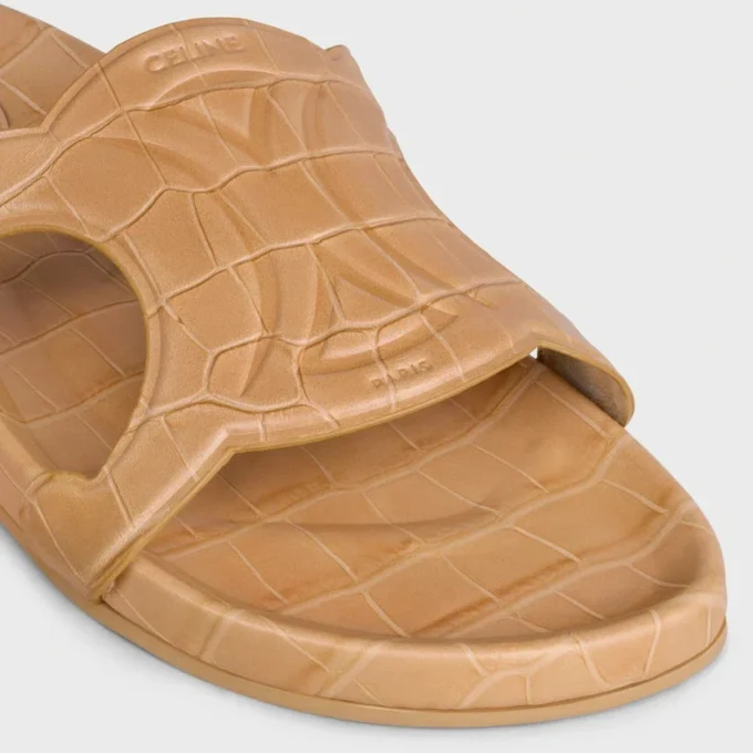 Zapatillas Triomphe en piel de becerro con estampado de cocodrilo Zapatillas Triomphe en piel de becerro con estampado de cocodrilo
