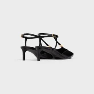 Zapatos de salón Kitten en piel de becerro