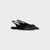 Zapatos planos con talón abierto CELINE Alma Triomphe en piel de becerro charol Zapatos planos con talón abierto CELINE Alma Triomphe en piel de becerro charol